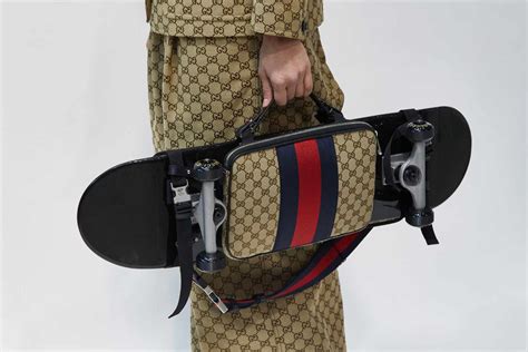 gucci skate bag|gucci fw21 skateboard deck.